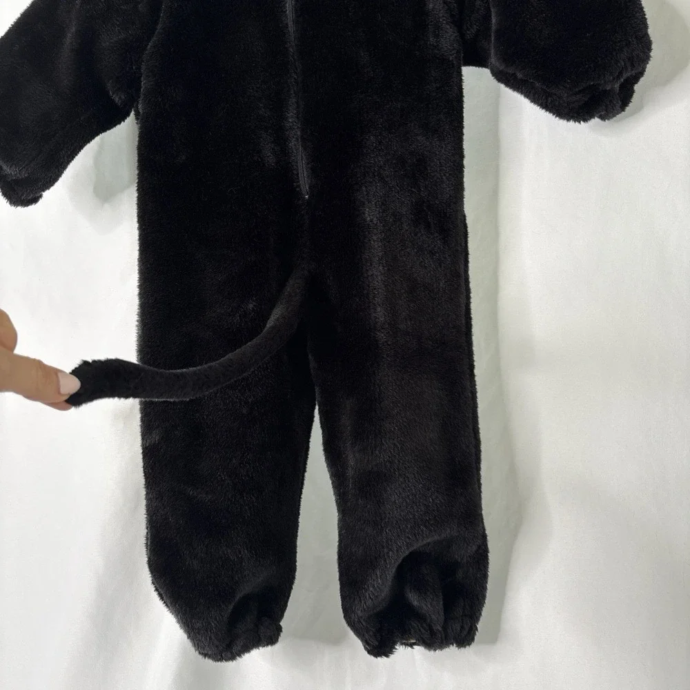 Jo-Ann Stores Monkey Costume Baby Plush Halloween Jumpsuit Hat Shoes 12-18m‎